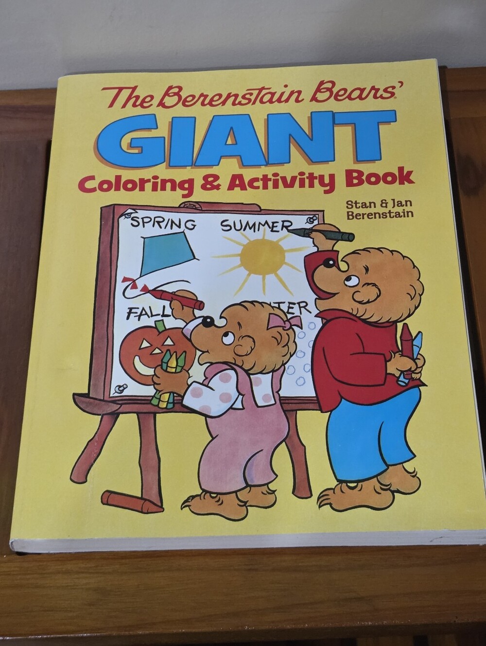 The Berenstain Bears GIANT Coloring & Activity Book - Yellow Cover